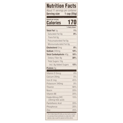 Mom's Best Raisin Bran Cereal Family Size 22 oz