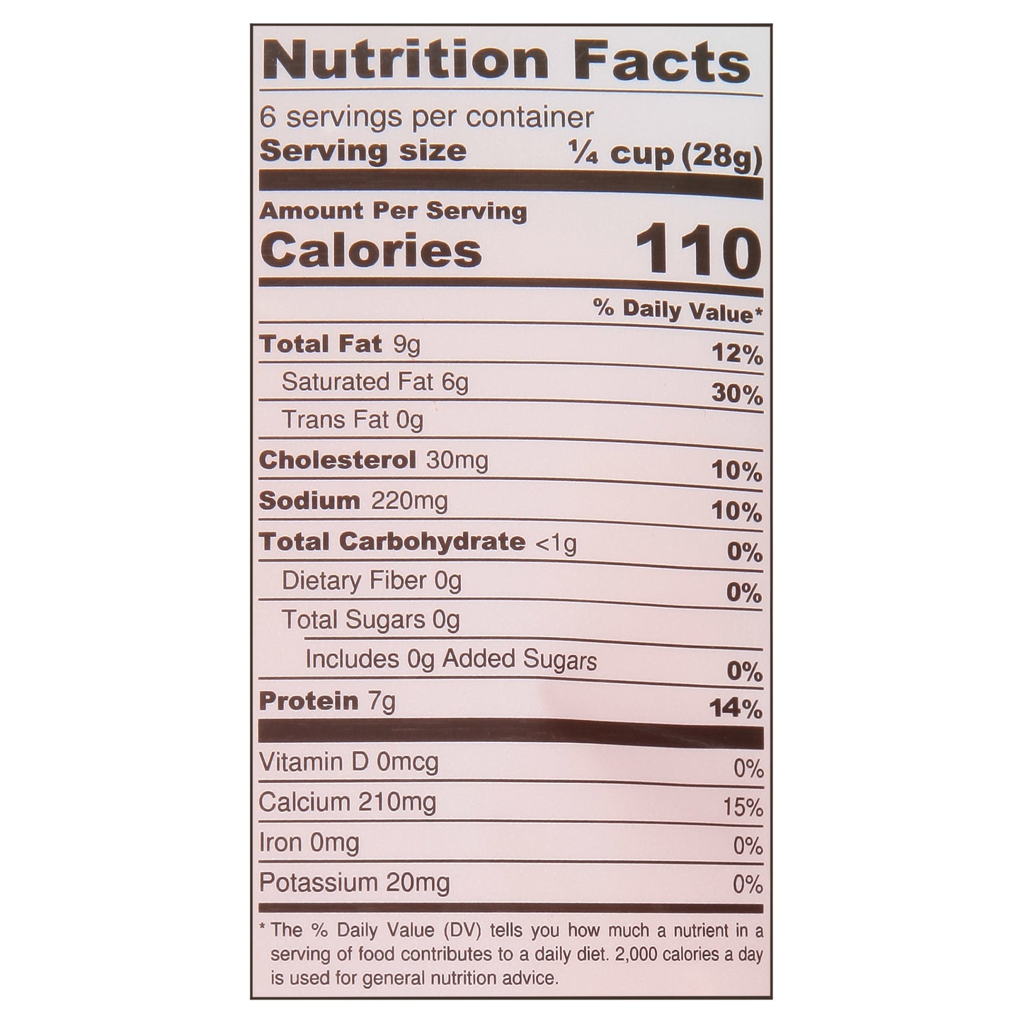 Green Valley Creamery Lactose Free Mild Cheddar Shredded Cheese 6 oz