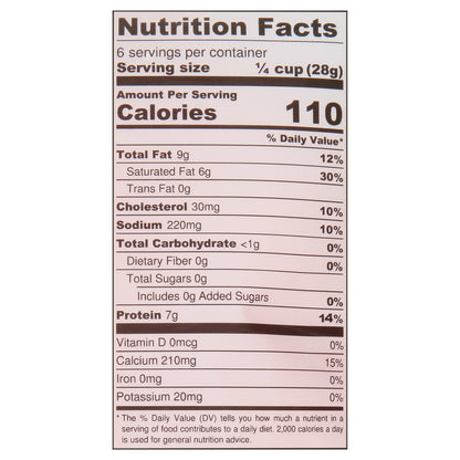 Green Valley Creamery Lactose Free Mild Cheddar Shredded Cheese 6 oz