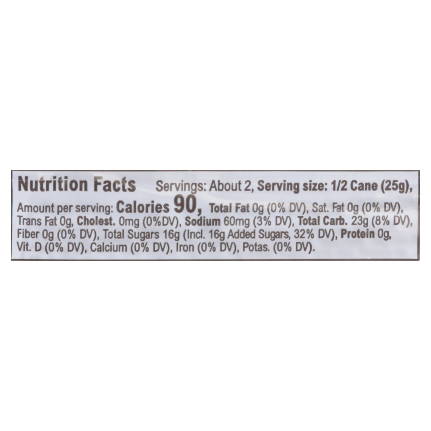 Hammond's Organic Strawberry Candy 1.75 oz