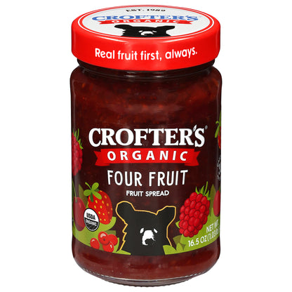 Crofter's Organic Four Fruit Fruit Spread 16.5 oz