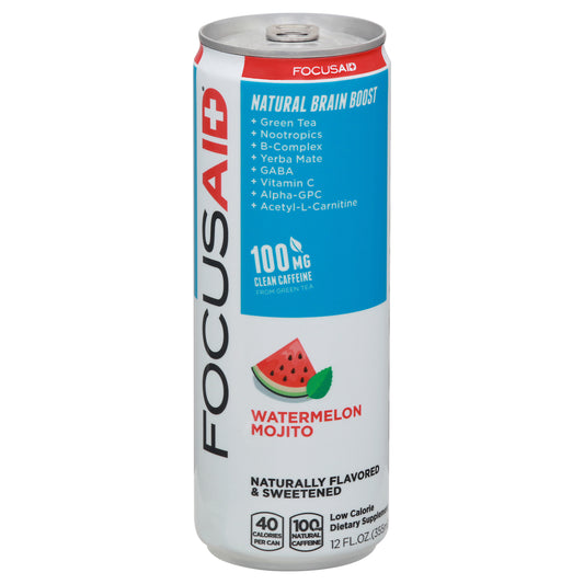 FocusAid Watermelon Mojito Natural Brain Boost 12 fl oz