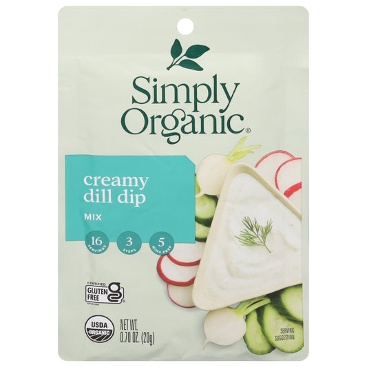 Simply Organic Creamy Dill Dip Mix 0.70 oz