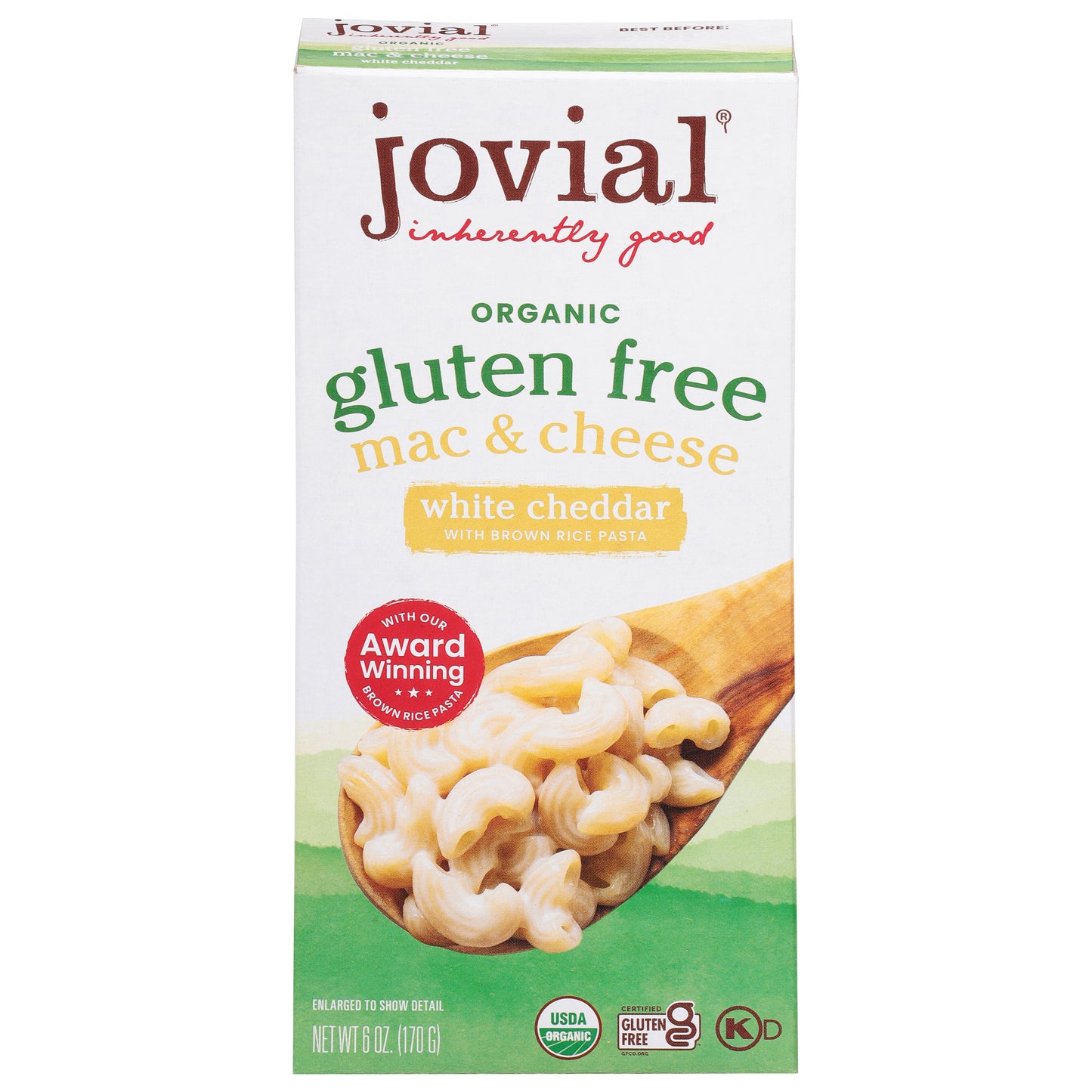 Jovial Gluten Free White Cheddar Mac & Cheese 6 oz