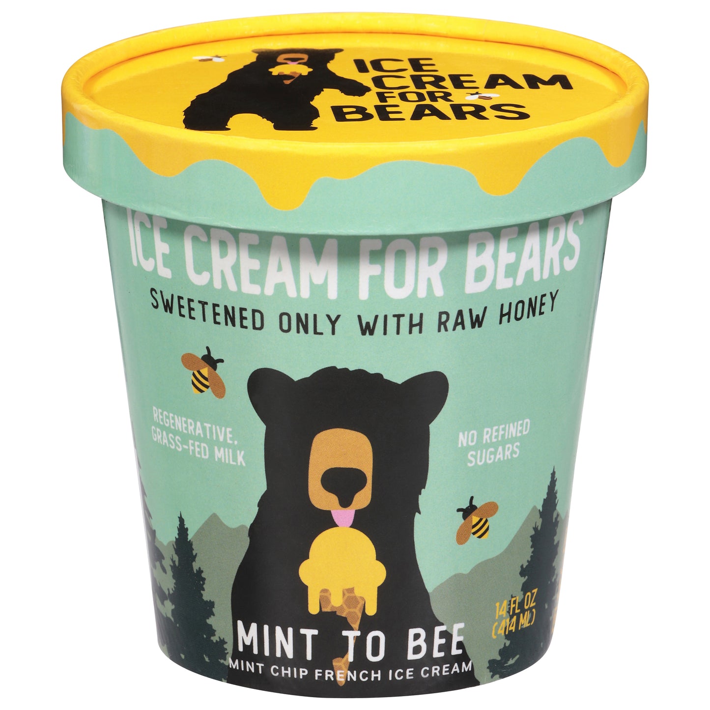 Ice Cream for Bears French Mint to Bee Ice Cream 14 fl oz