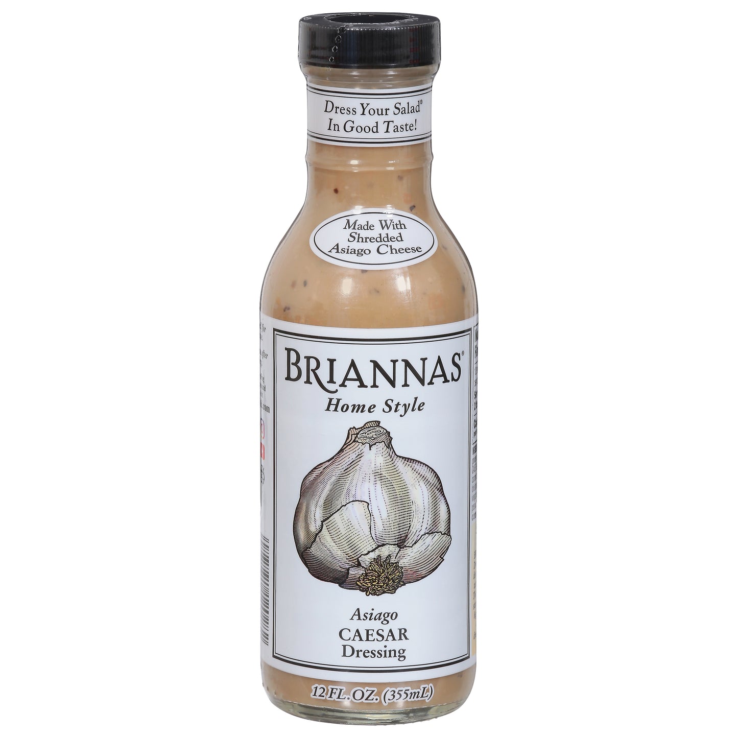 Briannas Home Style Asiago Caesar Dressing 12 fl oz