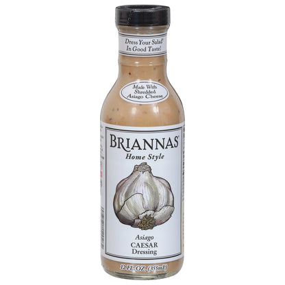 Briannas Home Style Asiago Caesar Dressing 12 fl oz