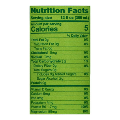 Melting Forest Zero Sugar Mushroom D-Stress Sparkling Yuzu Lime Adaptogenic Drink 12 fl oz