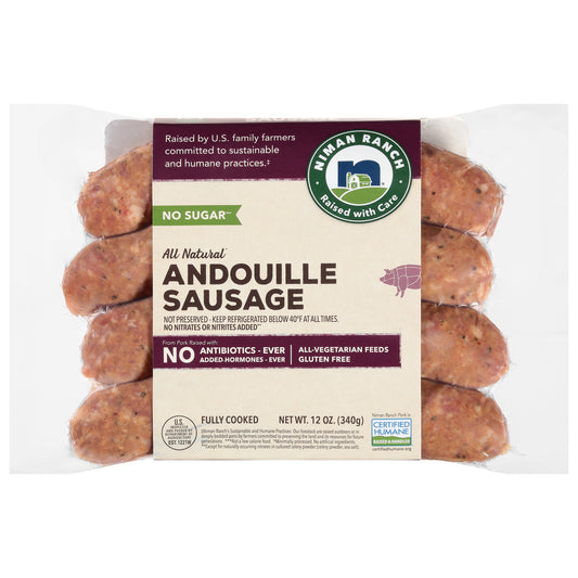 Niman Ranch No Sugar Andouille Sausage 12 oz