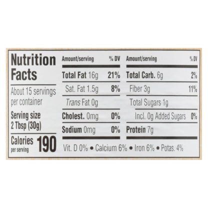 Woodstock Lightly Toasted Smooth & Unsalted Almond Butter 16 oz