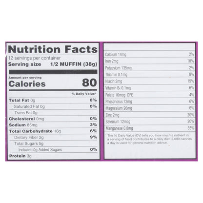 Food for Life Ezekiel 4:9 Flourless Cinnamon Raisin English Muffins 6 ea