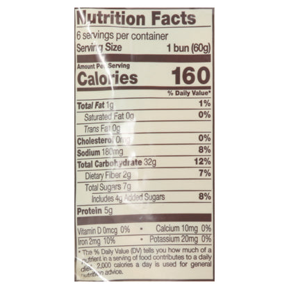 Ozery Morning Rounds Blueberry Fruit & Grain Breakfast Buns 6 ea