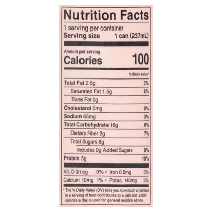 Pop & Bottle +Collagen Vanilla Cold Brew Oat Milk Latte 8 fl oz