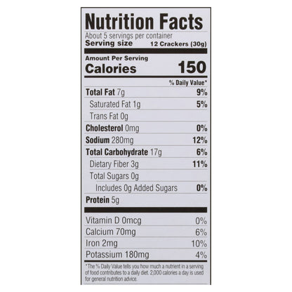 Mary's Gone Crackers Organic Super Seed Basil + Garlic Crackers 5.5 oz