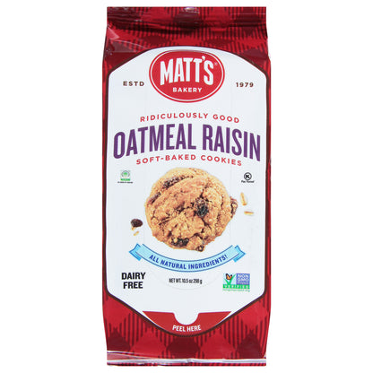 Matt's Bakery Soft-Baked Oatmeal Raisin Cookies 10.5 oz
