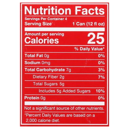 Poppi Cherry Limeade Prebiotic Soda 4 - 12 fl oz Cans