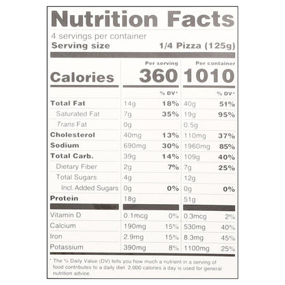 Porta Brick Oven Sausage & Caramelized Onion Pizza 17.6 oz