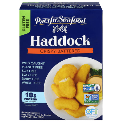 Pacific Seafood Crispy Battered Haddock 10 oz