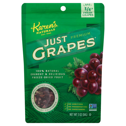Karens Naturals Just Grapes 3 oz