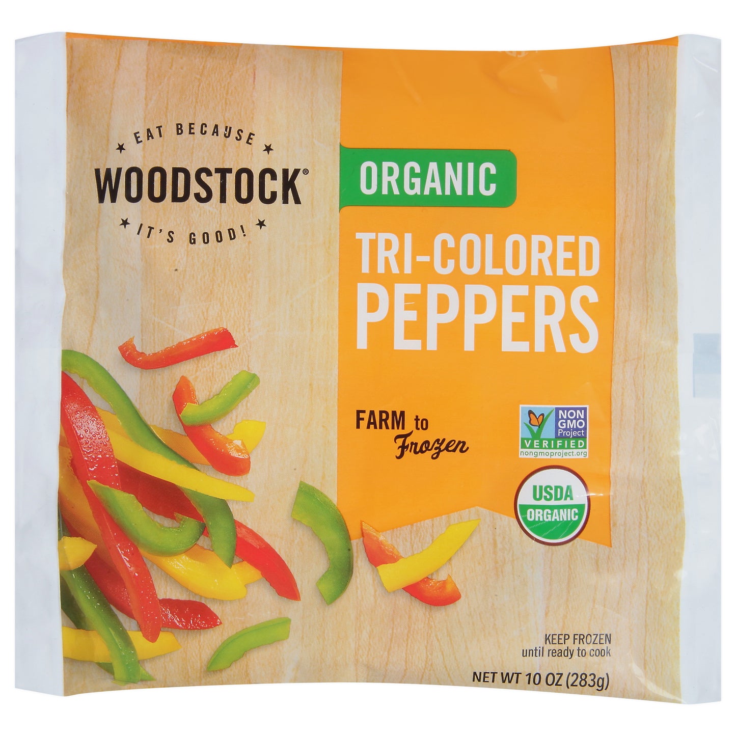 Woodstock Tri-Colored Organic Peppers 10 oz