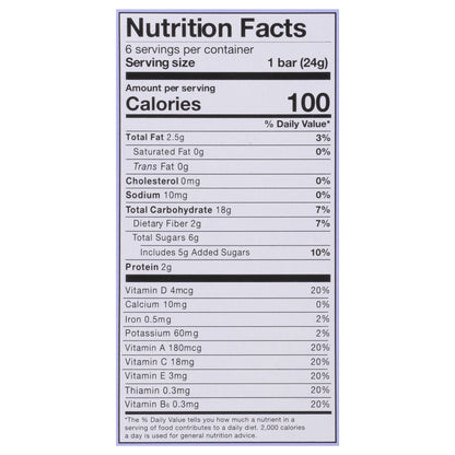 MadeGood Mixed Berry Granola Bars 6 - 0.85 oz Bars