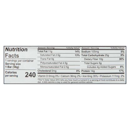 Aloha Organic Chocolate Chip Cookie Dough Protein Bar 1.98 oz