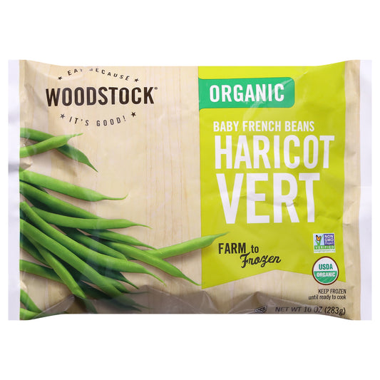 Woodstock Haricot Vert Organic Baby French Beans 10 oz