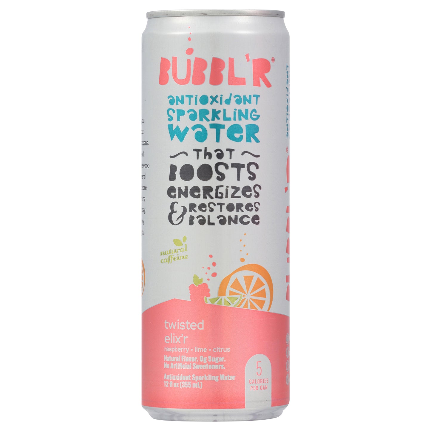 BUBBL'R Antioxidant Sparkling Water - twisted elix'r - 12 fl oz