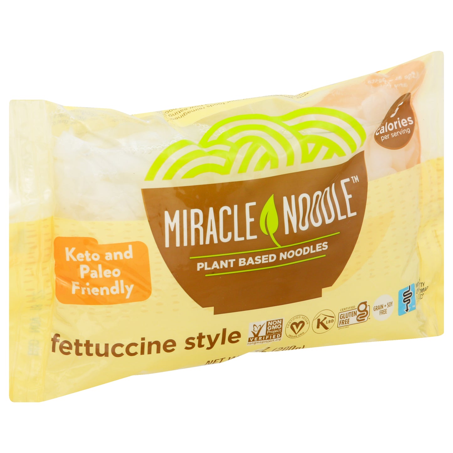 Miracle Noodle Fettuccine Style Plant Based Noodles 7 oz