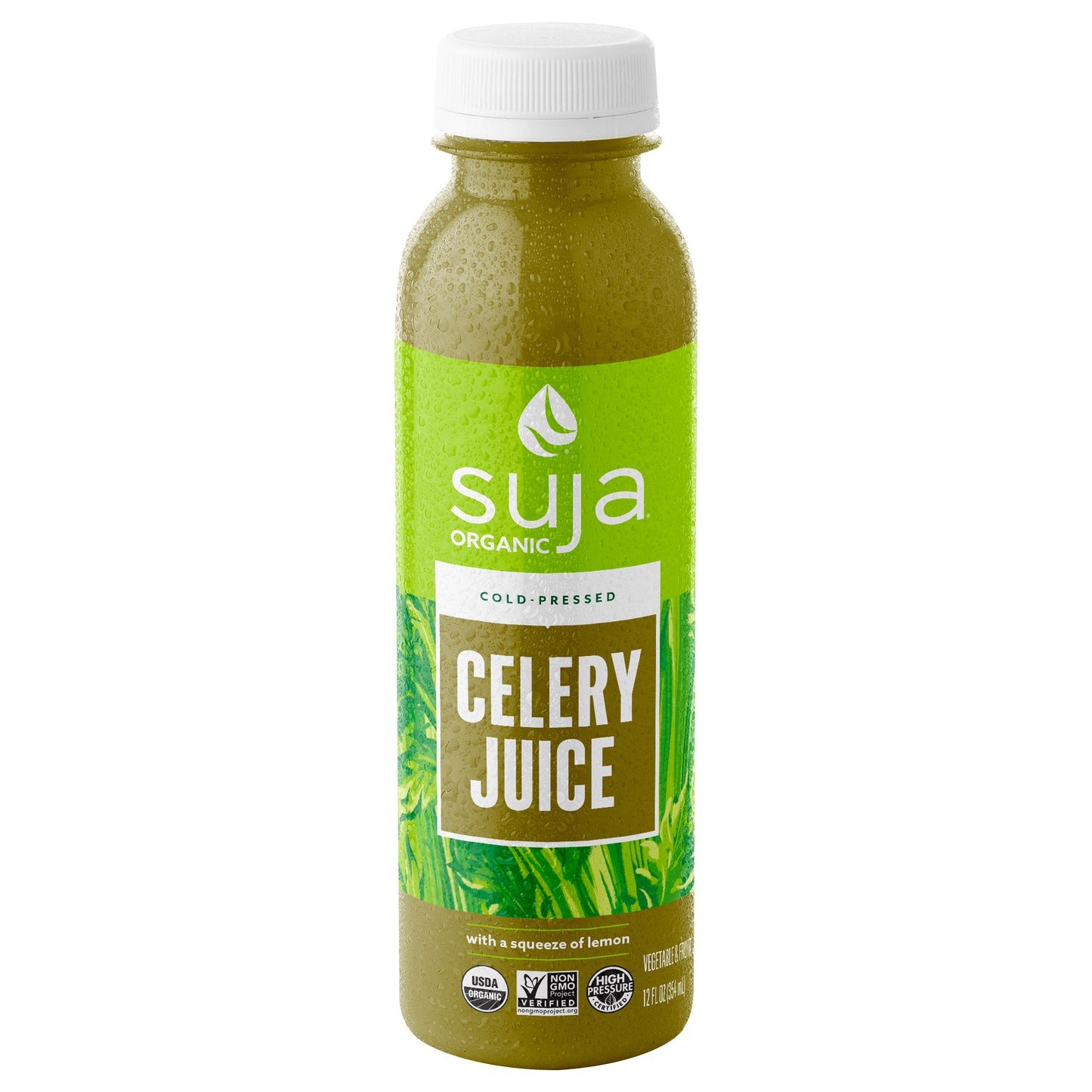 Suja Organic Celery Juice Vegetable & Fruit Juice Drink 12 oz