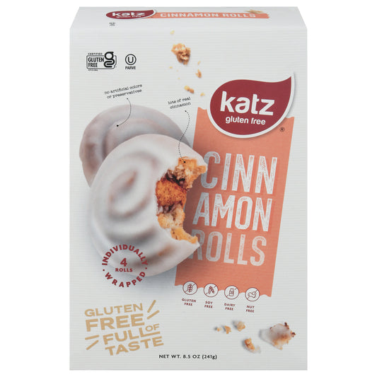Katz Gluten Free Cinnamon Rolls 4 ea