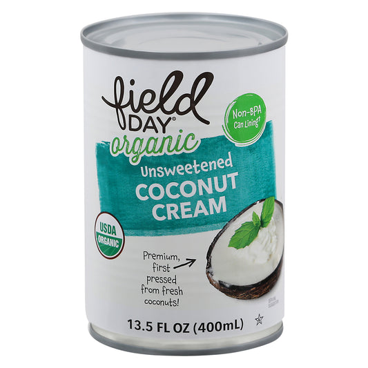 Field Day Organic Unsweetened Coconut Cream 13.5 fl oz