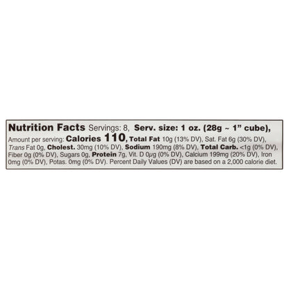 Rumiano Organic Sharp Cheddar Cheese 8 oz