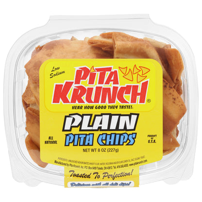 Pita Krunch Plain Pita Chips 8 oz