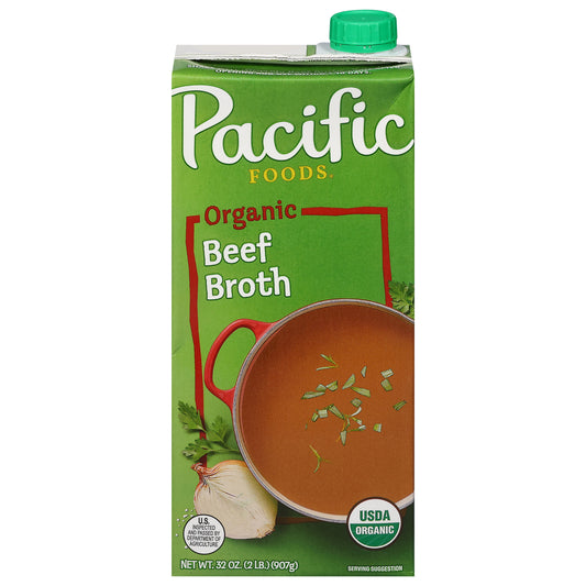 Pacific Foods Organic Beef Broth 32 oz - Organic Beef Broth