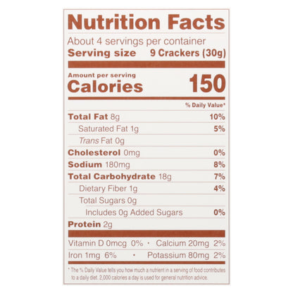 Simple Mills Seed Flour Everything Crackers 4.25 oz