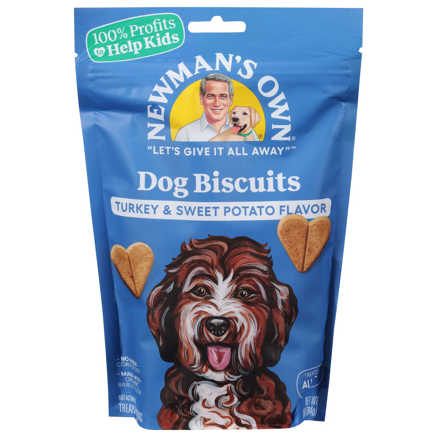 Newman's Own Turkey & Sweet Potato Flavor Dog Biscuits 10 oz