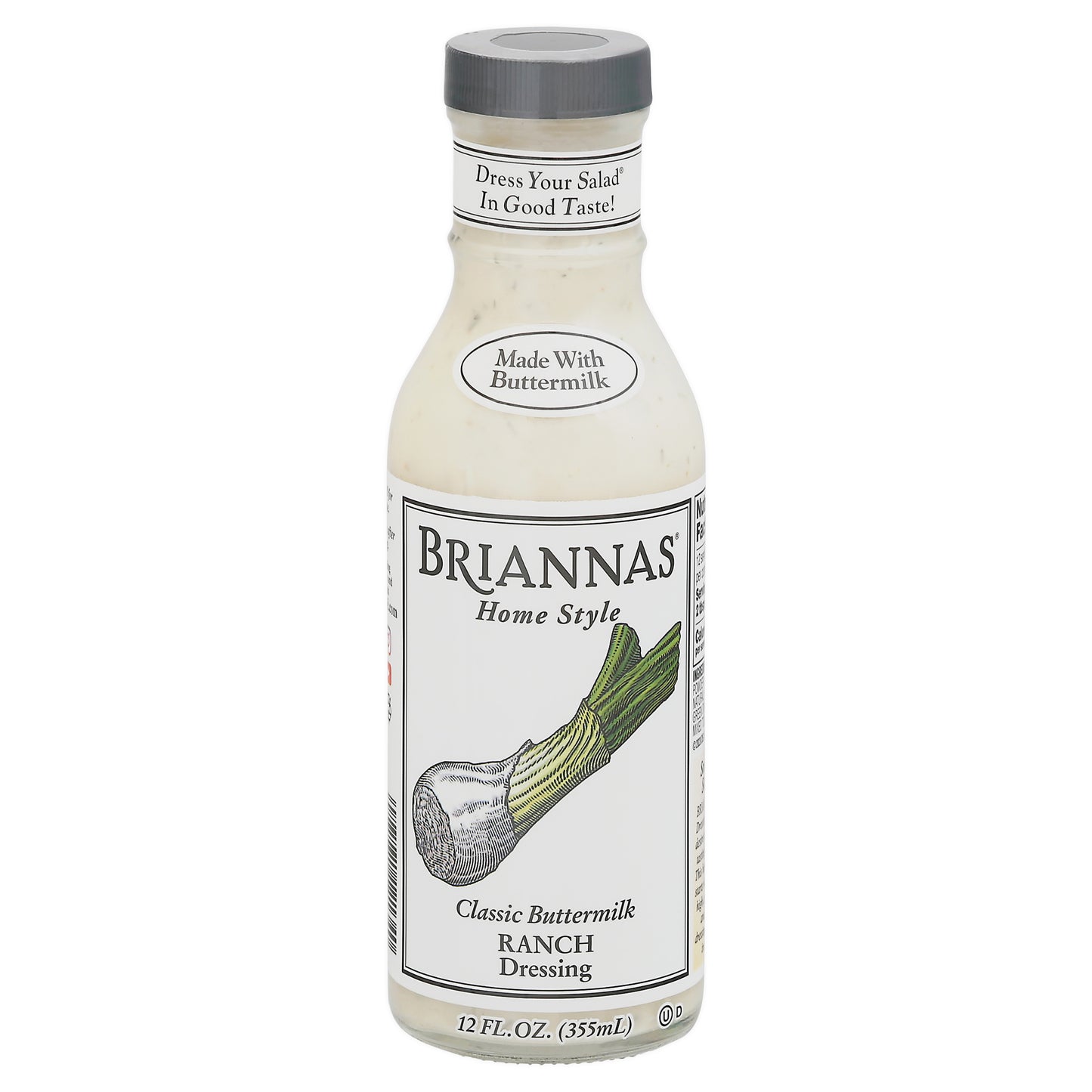 Briannas Home Style Classic Buttermilk Ranch Dressing 12 fl oz