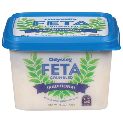 Odyssey Crumbled Traditional Feta 6 oz