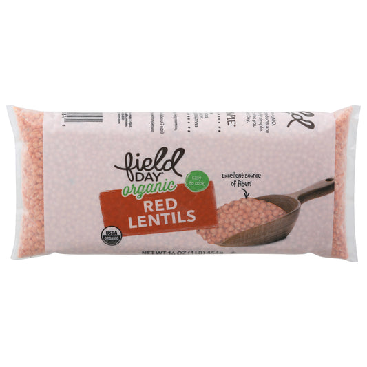 Field Day Organic Red Lentils 16 oz
