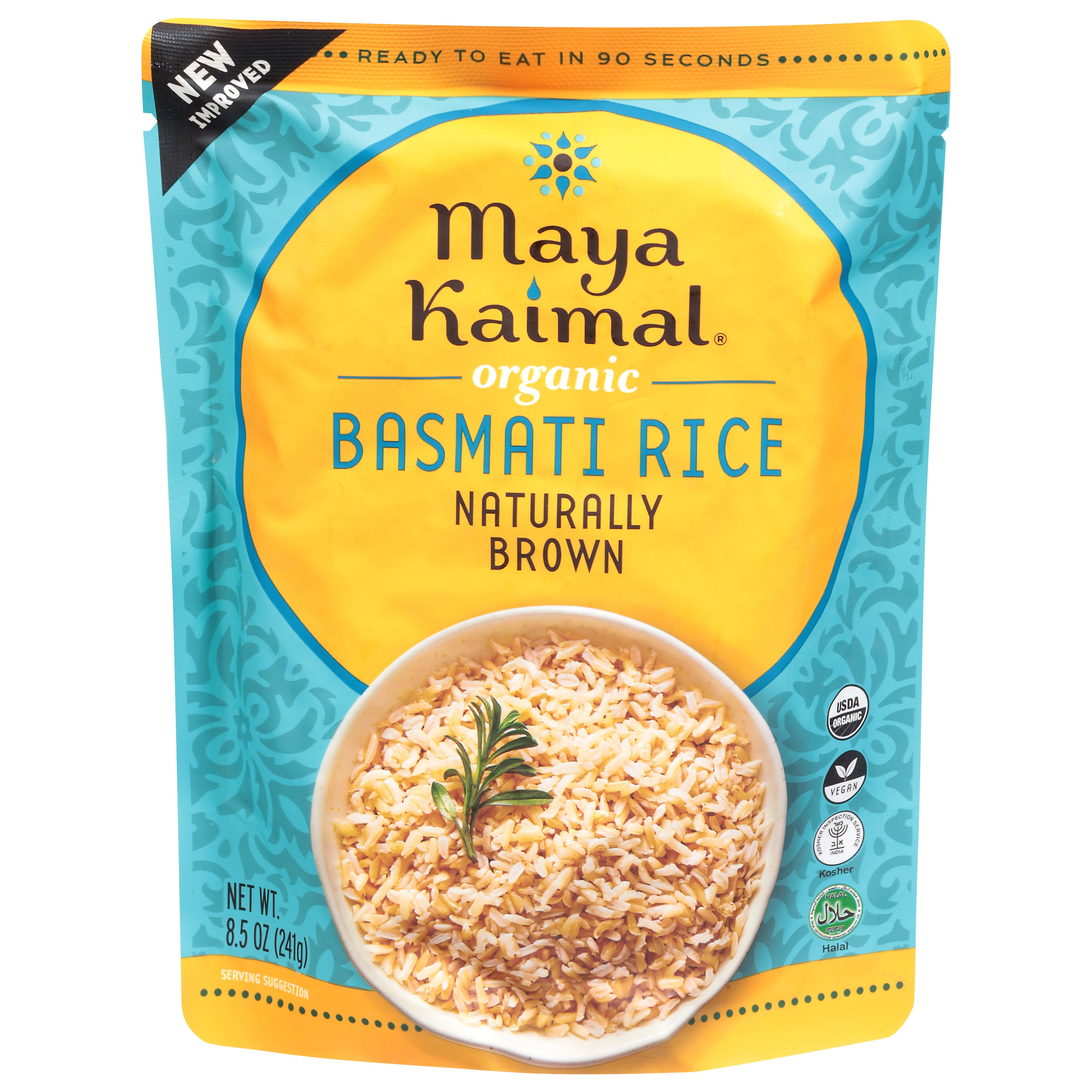 Maya Kaimal Organic Naturally Brown Basmati Rice 8.5 oz – Hudson ...