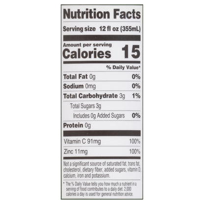 Zyn Turmeric Wellness Mango Lychee Flavor Antioxidant Drink 12 fl oz