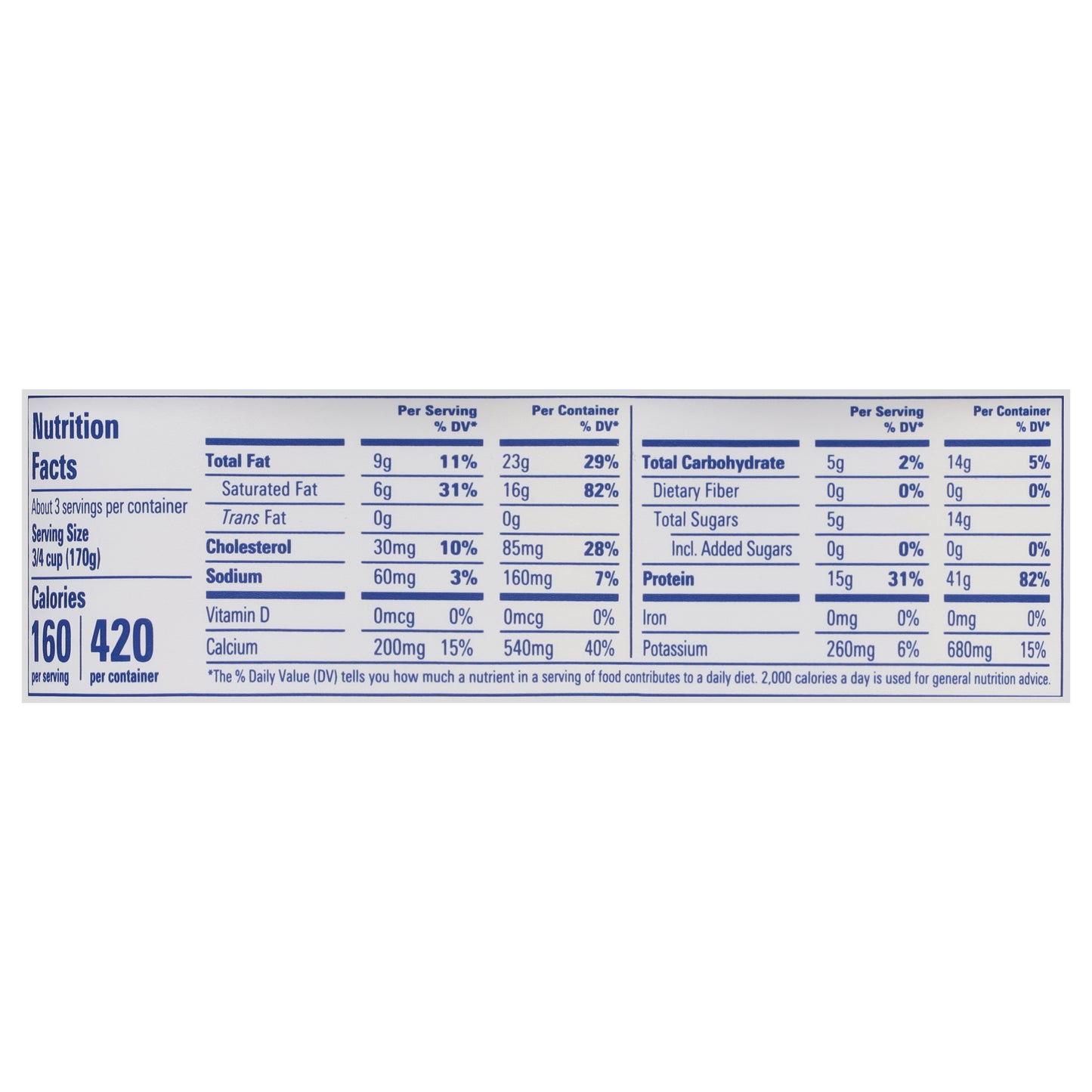 Fage Total Strained Whole Milk Greek Yogurt 16 oz