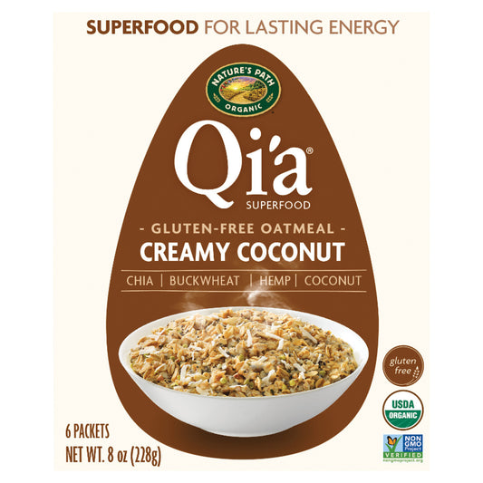 Nature's Path Qi'a Organic Creamy Coconut Oatmeal 8oz Box
