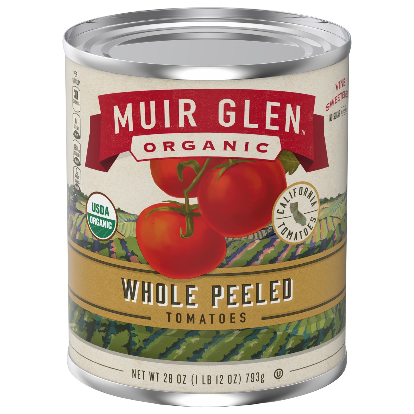 Muir Glen Organic Whole Peeled Canned Tomatoes, 28 oz.