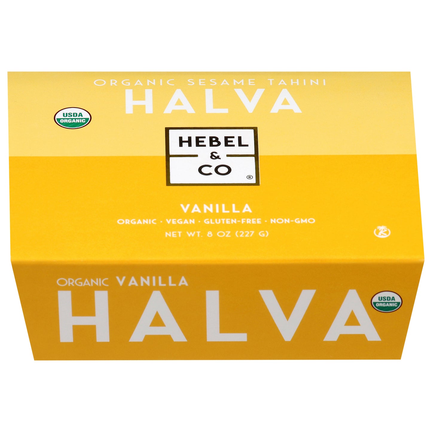 Hebel & Co Organic Sesame Tahini Vanilla Halva 8 oz