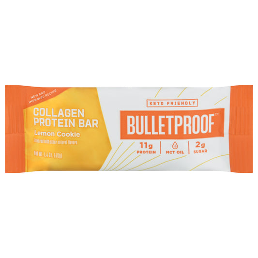 Bulletproof Lemon Cookie Collagen Protein Bar 1.4 oz
