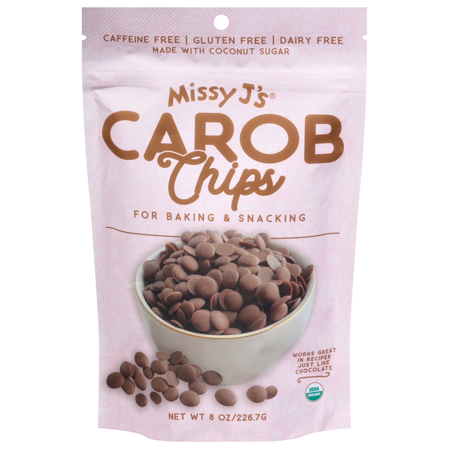 Missy J's Carob Chips 8 oz