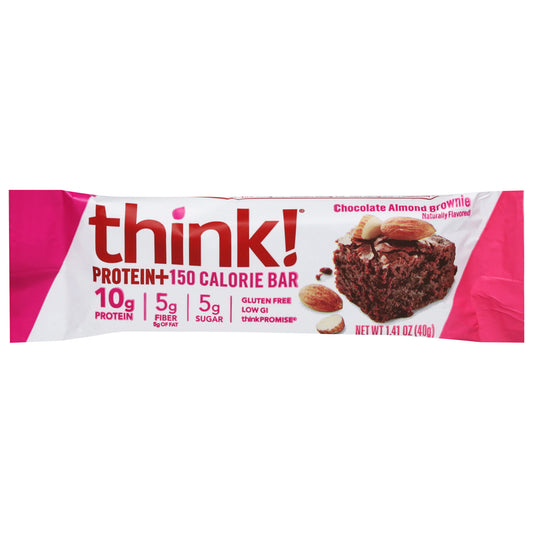 Think! Chocolate Almond Brownie Protein+ 150 Calorie Bar 1.41 oz