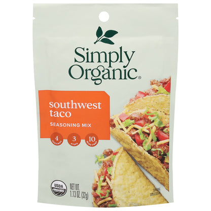Simply Organic Southwest Taco Seasoning Mix 1.13 oz
